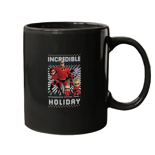 Disney Pixar-Pixar Incredibles 2 Holiday Christmas  Merry Christmas Mugs