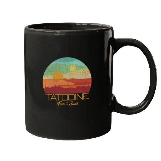 Star Wars Tatooine Postcard Fun in the Sun Vintage Disney Mugs