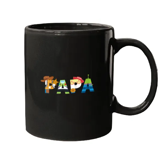 Disneyss And Pixarss Toy Story Papa Fathers Day Dad Birthday Mugs