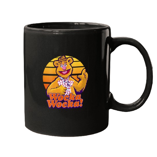 Womens Disney The Muppets Fozzie Bear Wocka Wocka Portrait V-Neck Mugs