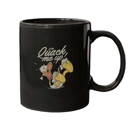 Womens Disney Mickey and Friends Donald Duck You Quack Me Up V-Neck Mugs