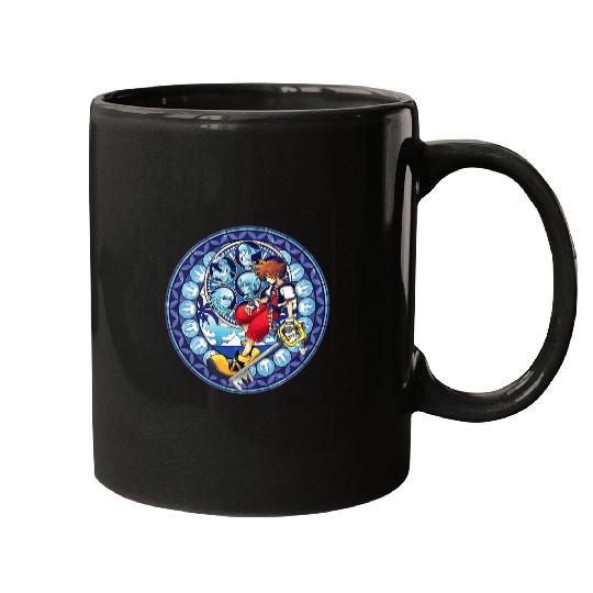 Disney Kingdom Hearts Sora Stained Glass Mugs