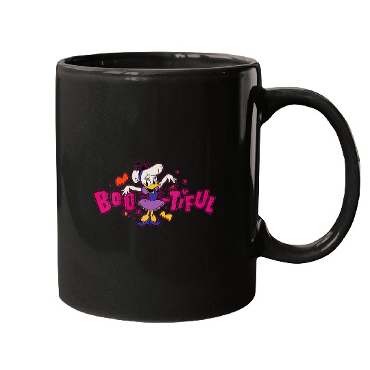 Womens Disney Daisy Duck in Costume BOO-tiful Spooky Cute Halloween V-Neck Mugs