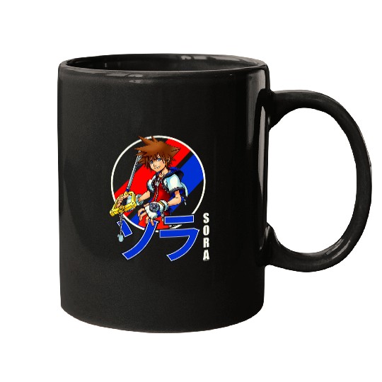 Disney Kingdom Hearts Sora Classic Color Anime Circle Shot Mugs