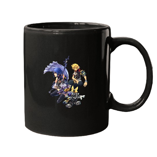 Disney Kingdom Hearts Ventus, Aqua, Mickey Group Hero Shots Mugs