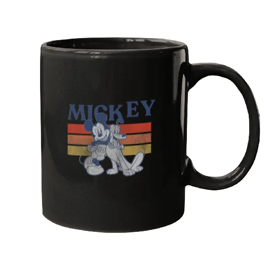 Disneys Mickeys and friends Mickeys and pluto line raglan baseball Mugs