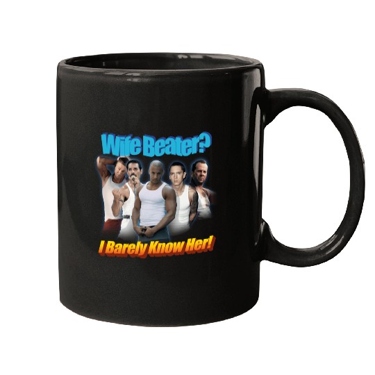 Wife Beater I Barely Know Her Parody Tee  : Bobs Burgers Family Shirt, Bobs Burgers Vintage Mugs
