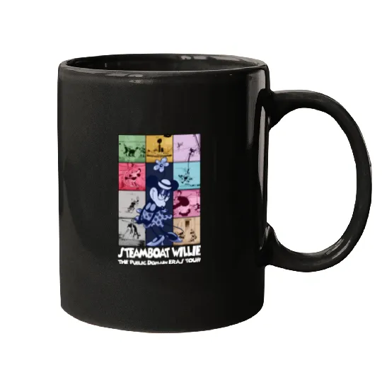 Steamboat Willie The Public Domain Eras Tour  2 TShirt Mugs