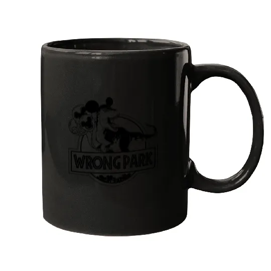Wrong Park Disneyland Mugs, Disney Dinosaur Mugs, Jurassic Park Mugs