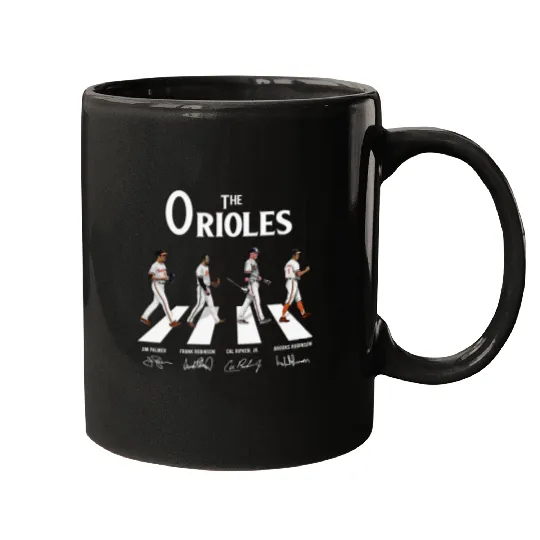 The Orioles Shirt Walking Abbey Road Signatures Mugs