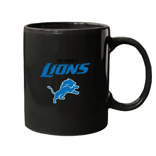 Detroit Lions Logo Mugs
