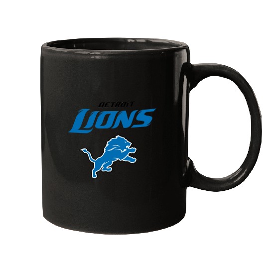 Detroit Lions Logo Mugs