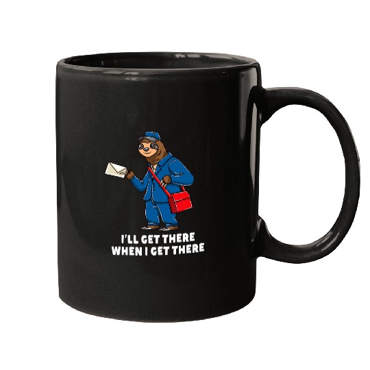 Sloth Postman Mugs