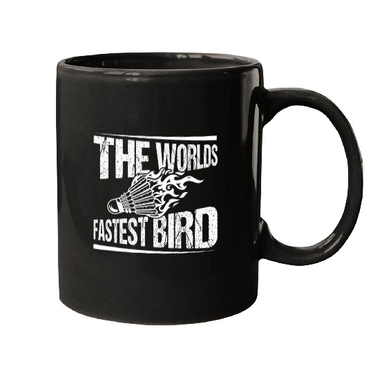 Discover The Worlds Fastest Bird Sport Shuttlecock Badminton Mugs