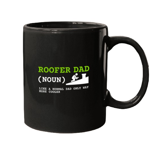 Roofer Roofing Contractor Construction Worker 6 Mugs