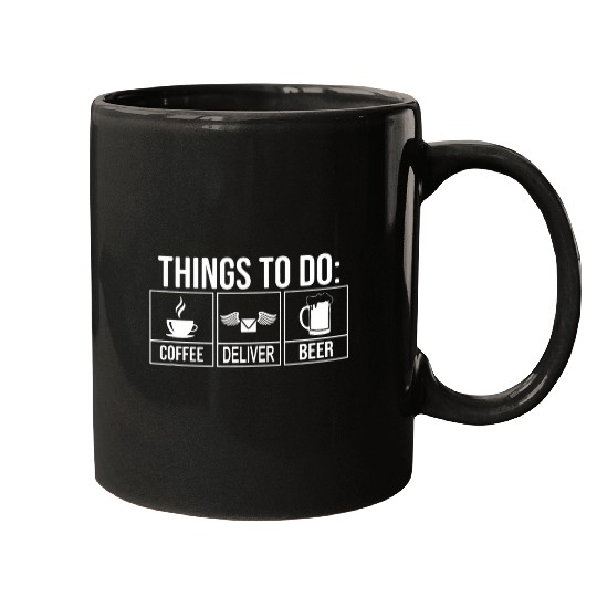 Things To Do Postal Worker Mugs