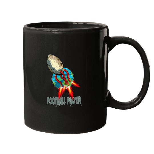 Discover 1 Football Player Football Rugby Men Women Kids Mugs