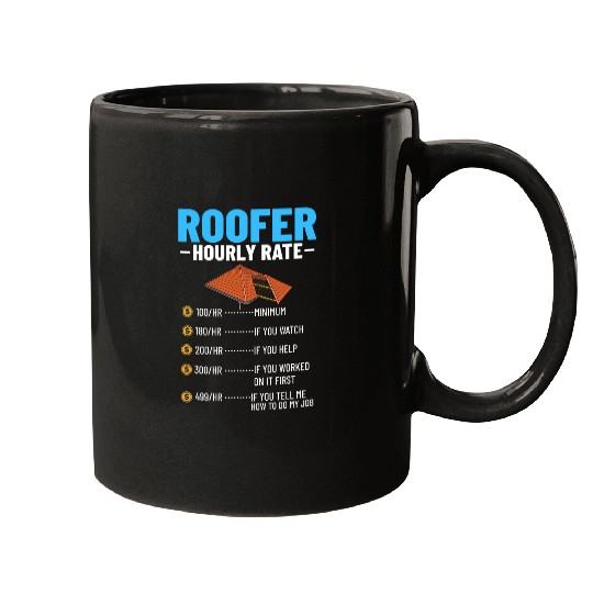 Roofing Repair Roofer Contractor Worker Roof Installer 17 Mugs