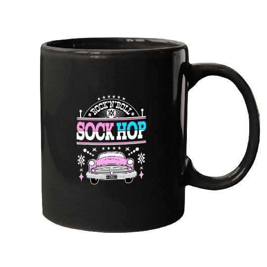 50s Rockabilly 1950s Sock Hop Party Doo Wop Rock and Roll 1 Mugs