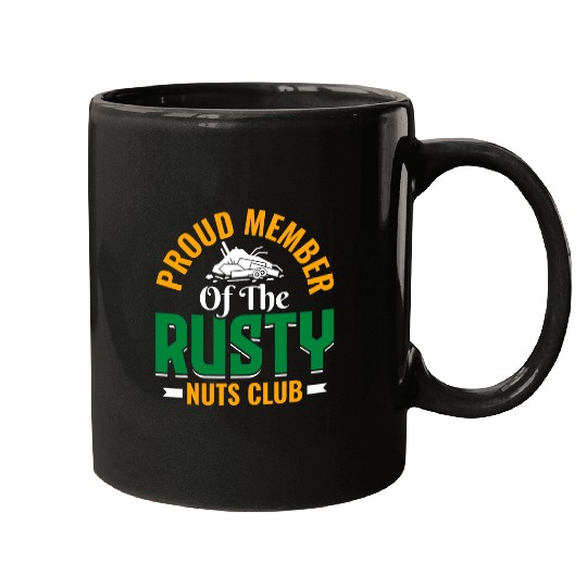 Rusty Nuts Club Scrapyard Junkyard Scrapper Mugs