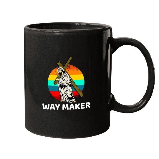 Way Maker Miracle Worker Promise Keeper Christian Easter Mugs