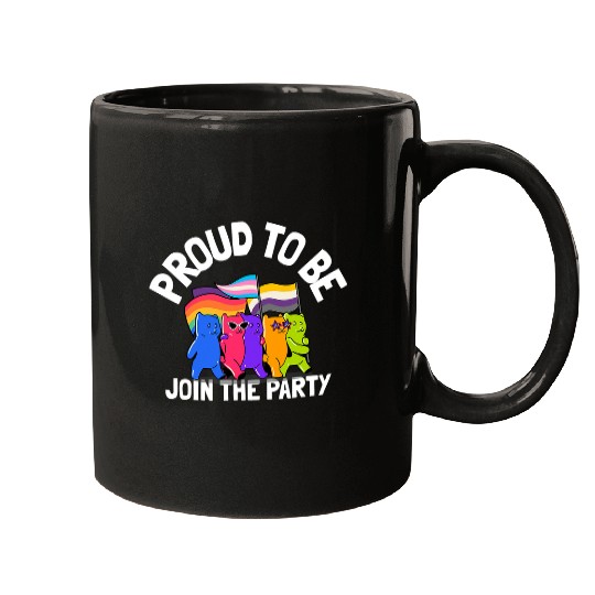 LGBT Pride Gummy Bear LGBT Gay Pride LGBTQ Parade Mugs