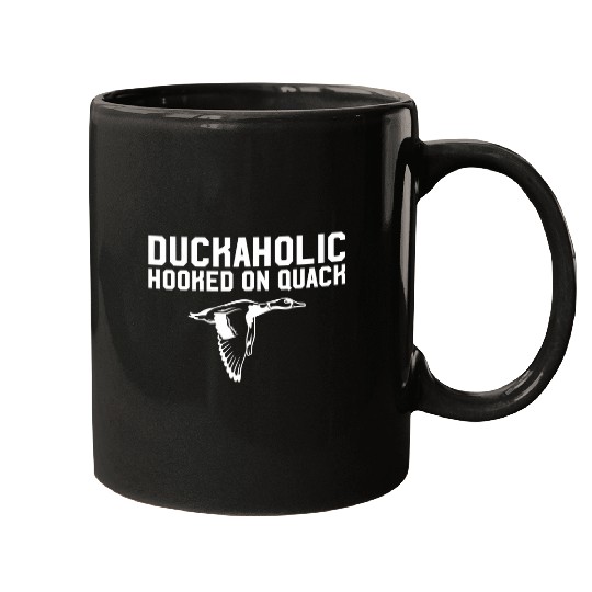 Ducks Quack Duckaholic Duck Hunting Themed Duck Lovers 151 Duckie Ducks Mugs