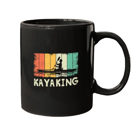 Fishing Cool Kayak For Men Women Kayaker Canoe Kayak Fishing Lover Fisher Mugs