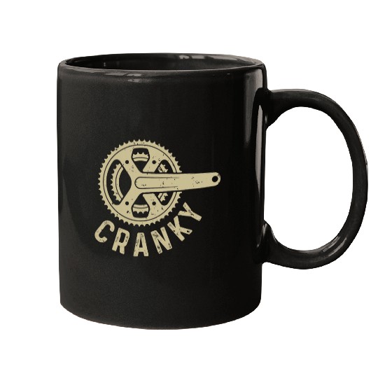 Funny Bicycle Lover Cyclist Daddy BMX Mountain Bike Cranky Mugs