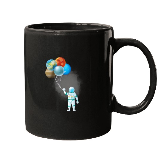 Astronauts Rocketman Costume Astronaut Helmet Spaceman Planet Mens Kids Mugs