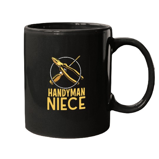Handyman Niece Diy Hobby Worker Tinkerer Mugs