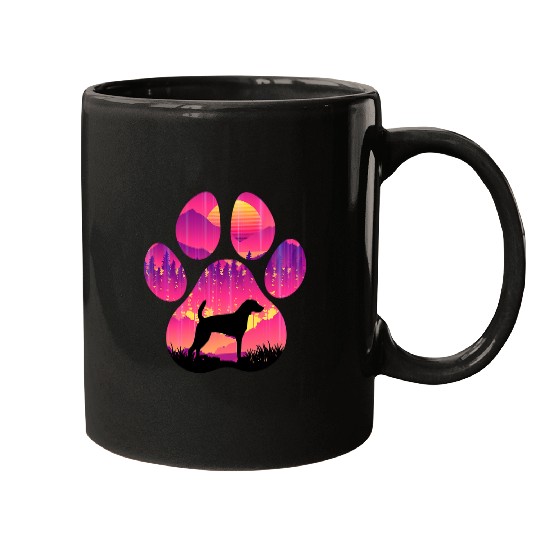American Foxhound Paw Mom Dad Dog Lover Women Men 286 Mugs