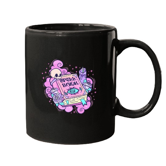 Cute Spell Book Funny Halloween Graphic For Women and Girls Mugs