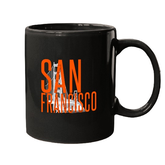 californias San Francisco Golden Gate Bridge Bay Area Mugs