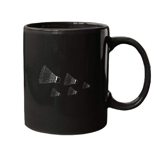 Shuttlecock Badminton Player 16 Mugs
