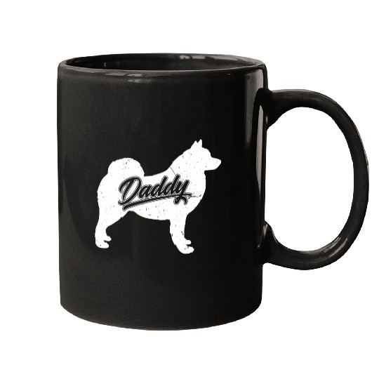 Dog Samoyed Mens Samoyed Daddy Dog Owner Papa Fathers of Samoyed Mugs