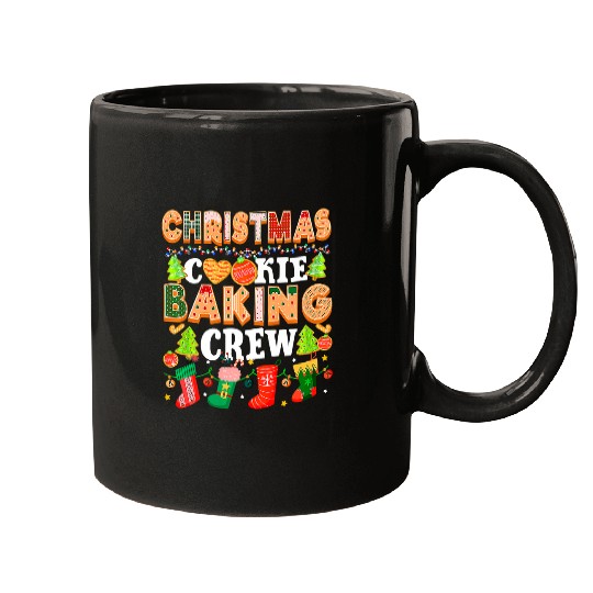 Christmas Cookie Baking Crew Funny xmass Pajamas Family134 Mugs