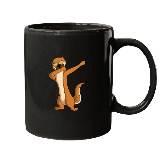Otters Dabbings Sea Otter Animal Lover Mugs