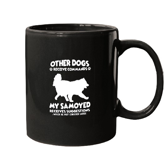Dog Samoyed Funny dog training motive Samoyed dog owner Mugs