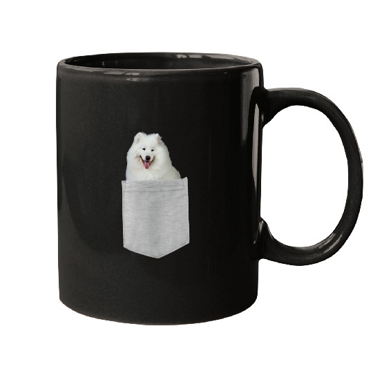 Dog Samoyed in Your Pocket Samoyed Mugs