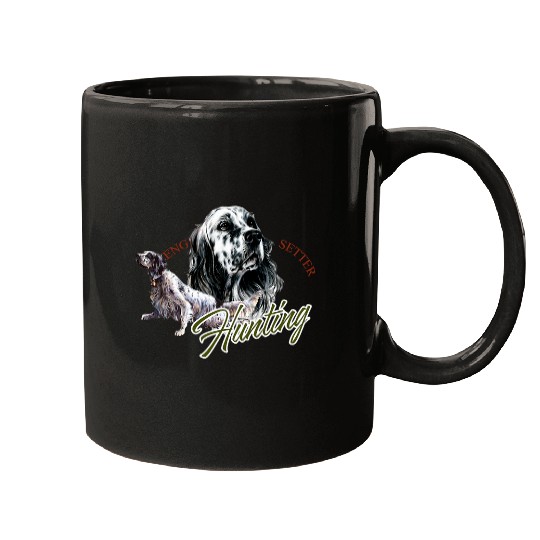 English Setter Hunting Dog Mugs