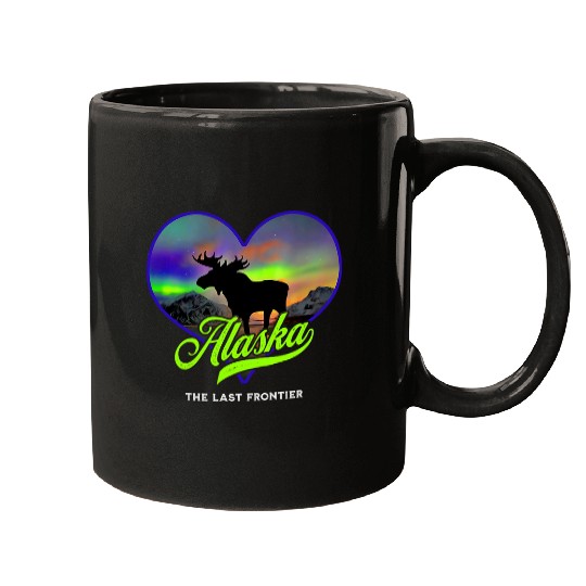 Alaska Northern Lights Aurora Borealis Vacation Souvenir Mugs
