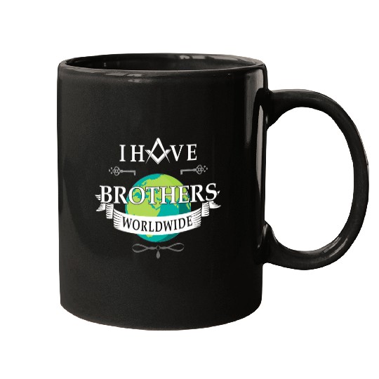 Freemason I Have Brothers Square Compass Masonic Worldwide Mugs