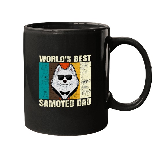 Dog Samoyed Worlds bests Samoyed dad Samoyed Mugs