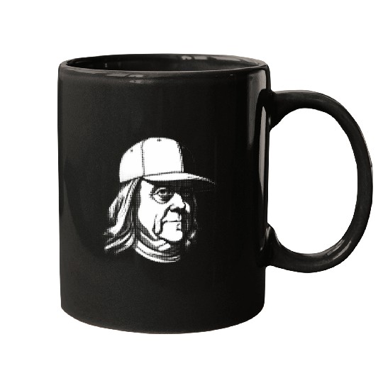Benjamin Franklin portrait Mugs
