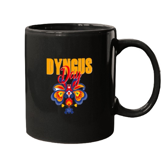Dyngus Day Polish Folk Art Floral Flowers Wife Mom Mugs