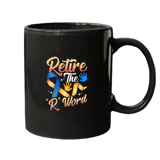 End the R Word Disability Advocacy Down Syndromes Awareness 2 Mugs