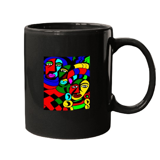African Art Afrocentric Mugs