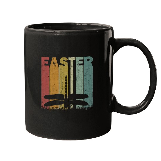 Easter Day Dragonfly Retro Graphic Funny Easter Costume Mugs