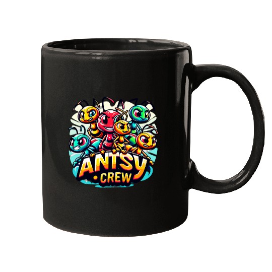 Antsy Crew Ant Insect Enthusiasts Nature Lovers Adventure Mugs